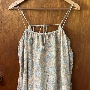 H&M cotton tent maxi 70s style festival dress